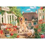 ジグソーパズル 500ピース 子犬とアップルガーデン 53×38cm 500-325