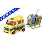 8月16日発売予定 【2点セット】ドリームトミカ トミカ×ドラゴンボール 亀仙人のワゴン車 & レッドリボン軍の小型戦闘機 送料無料