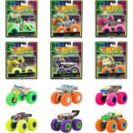 【6月20日発売予定】　ホットウィール(Hot Wheels) 光る！モンスタートラック アソート 6台セット JFX08-986G　送料無料