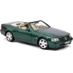 NOREV 1/18 メルセデス・ベンツ SL 500 1999 メタリックグリーン 完成品ダイキャストミニカー 183753　送料無料