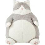 抱き枕 ねこ肯定感 はちわれのかつお Lサイズ　全長約38cm　ぽっちゃり猫の抱き枕　ねこぬいぐるみ　ふかふか触感　猫好き　猫雑貨