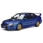 完成品ミニカー 1/18 スバル インプレッサ WRX STi ブルー OttO mobile OTM369 送料無料