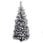 クリスマスツリー ポップアップスノー ヌードツリー グリーン×ホワイト 120cm 装飾無し RT1 ...