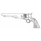 発火モデルガン　組立キット　コルト COLT M1860 ARMY　HW ヘビーウェイト　送料無料