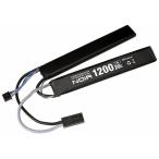ジーフォース 電動ガン用リポバッテリー 充電池 Noir LiPo 7.4V 1200mAh　SOPMOD対応 サドルパック　ネコポス送料無料