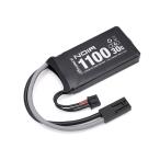 電動ガン用リポバッテリー 充電池 Noir LiPo 7.4V 1100mAh PEQインタイプ GFG906　送料無料