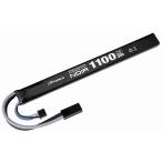 ジーフォース Noir LiPo 7.4V 1100mA AK対応型 ロングタイプ 電動ガン用リポバッテリー 充電池　ネコポス送料無料