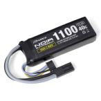 ジーフォース Noir Suppression LiPo 11.1V 1100mAh 40C ミニS互換サイズ 電動ガン用充電式リポバッテリー GFG936　ネコポス送料無料
