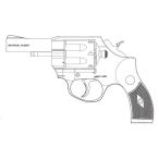 A!CTION ア！クション LIBERTY CHIEF 2inch リバティ・チーフ 3インチ 高比重樹脂 発火モデルガン 18歳以上用　送料無料