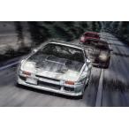 アオシマ プラモデル 1/24 プリペイントモデル 頭文字D イニシャルD 高橋涼介 FC3S RX ...