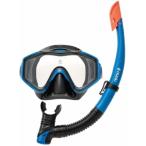 スノーケルマスクセット レギュラー 12歳〜大人用 シャイニーブルー SM-120　送料無料　新品
