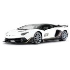 童友社 1/14 ランボルギーニ アヴェンタドール SVJ パフォーマンス ホワイト 完成品ラジコン RASTAR 96010　送料無料