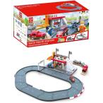 Hape(ハペ)　レーシングカー&amp;サーキットセット　E3734　送料無料