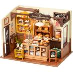 DIYミニチュアハウス 夕方のパン屋 ドールハウス おしゃれ インテリア　送料無料