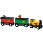 サファリトレイン　33722　3両編成　機関車　木のおもちゃ　BRIO ブリオ　送料無料