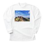 燕岳 燕山荘 長袖Tシャツ ホワイト ドライ 吸水速乾 山 登山