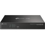 TP-Link VIGI 8チャンネル PoE+ 対応 ネットワーク ビデオ レコーダー スマートフォン アプリ 監視システム H.265+ ONVIF 準拠 メーカー保証3年 NVR1008H-8MP