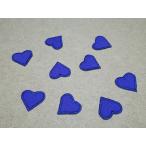 プロ野球応援グッズ（共通）/2cmサイズ縁取り刺繍ハートワッペンセット/パープル・紫