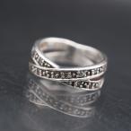 M620 Folli Follie フォリフォリ 925刻印 リング ダイヤモンド風 デザイン シルバー 指輪 4号
