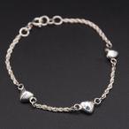 S846 Vintage 925 печать браслет Heart дизайн серебряный 