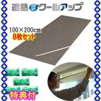 セキスイ 遮熱クールアップ　本体(１００×２００ｃｍ)×８枚　【善玉バイオ洗剤ミニ浄５袋付】　セキスイクールアップ
