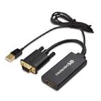 [ flat line импортные товары ]Cable Matters HDMI-VGA адаптер 103070-BLACK