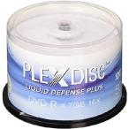 (DVD-R) - PlexDisc 16x 4.7GB Liquid Defence Plus Glossy White Inkjet Printable DVD-R. 50 Disc Spindle