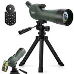 [ flat line импортные товары ]Emarth 20-60x60AE Waterproof Angled Spotting Scope with Tripod, 4