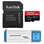 【平行輸入品】SanDisk 64GB Memory Card Extreme Pro Bundle Works with Gopro Hero