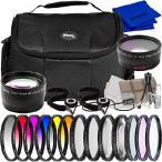 [ flat line импортные товары ]Ultimaxx 49mm Complete Filter Accessory Bundle - Includes: 0.43x