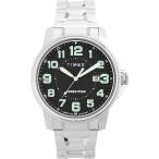 【平行輸入品】Timex メンズ Expedition Field 40mm 腕時計 - ステンレススチール拡張バンド ブラックダイヤル ステンレススチールケース, ステンレススチール