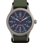 【平行輸入品】Timex Expedition Scout 40mm メンズ アナログ腕時計 | INDIGLO バックライトと夜光針 | 丈夫