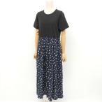 ショッピングGARCONS COMME des GARCONS コムデギャルソン ワンピース サイズS コムコム 半袖 サイズS 切替デザイン 花柄