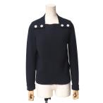 ショッピングイギリス ■美品■HERMES エルメス ニット サイズ36 セリエボタン 総カシミヤ セーター イギリス製