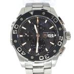 05w05500 タグホイヤー TAG HEUER  アクアレーサー  クロノグラフ  シルバー  スイス製 メンズ  自動巻き 500M CAJ2110 中古品 【館林店】