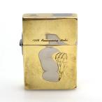 ショッピングzippo 05w17711 ジッポ ZIPPO  オイルライター  パラシュート 1935OLD-5 1935レプリカ  ゴールド  メンズ  2007/10  ライター  中古品 【館林店】