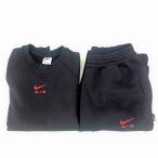 05w19696 Nike NIKE Nike воздушный флис Crew верх и низ в комплекте черный размер S мужской выставить б/у товар [ павильон . магазин ]