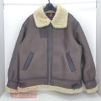 05w22115aru искатель -тактный Lee zALPHA INDUSTRIES B-3 искусственный мутон жакет темно-коричневый XL мужской б/у товар [ павильон . магазин ]