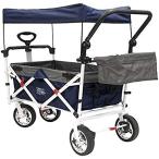 特別価格Creative Outdoor Push Pull Collapsible Folding Wagon Stroller Cart for Kids好評販売中