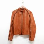 ディースクエアード (46) レザージャケット 本革 シングルライダース DSQUARED2 J6-150