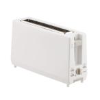 ツインバード トースター ポップアップトースター 2枚焼き 薄型11cm ホワイト TS-D404W