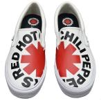 RED HOT CHILI PEPPERS × VISION STREET WEAR Canvas Slip-On RHCP スリップオン WHITE