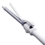 SALONIA サロニア セラミック カール ヘアアイロン コテ 19mm 海外対応 耐熱ポーチ付 SL-008SW ホワイ