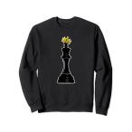 Black King Chess King with Crown Chess Black King トレーナー