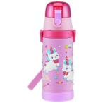 スケーター(Skater) 子供用 ステンレス 直飲み 3D 水筒 キッズ 480ml ユニコーン 女の子 SDPV5-A