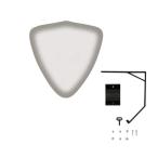  свет широкоугольный зеркало ( угол для )340x330mm GMK-343