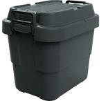 トラスコ中山(TRUSCO) トランクカーゴ 収納ボックス フラット天板仕様 黒 20L BLKCF-20