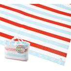 アサヒ興洋 レジャーシート 厚手 6〜7人用 180×240cm 3畳 マリンボーダー柄 エメラルドグリ