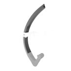 AQUASPHERE アクアスフィア FOCUS SNORKEL BLACK/GREY フォーカス スイム スノーケル スモールフィット ブ