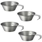 NANGOGEAR(南湖 キャンプ ギア) シェラカップ 4pcs 21112(S-220-4P)